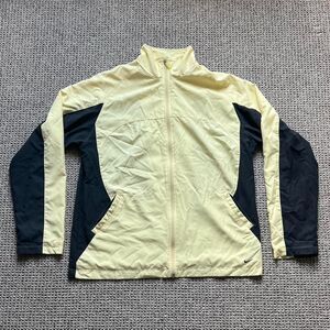 Yellow and gray Nike windbreaker